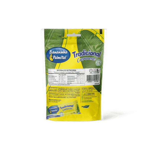 BANANINHA PALMITAL TRADICIONAL – POUCH COM 06 UNIDADES - Imagem 2