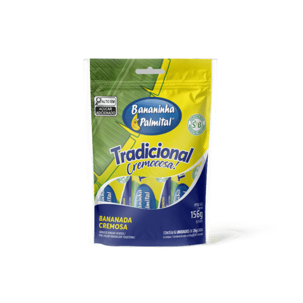 BANANINHA PALMITAL TRADICIONAL – POUCH COM 06 UNIDADES
