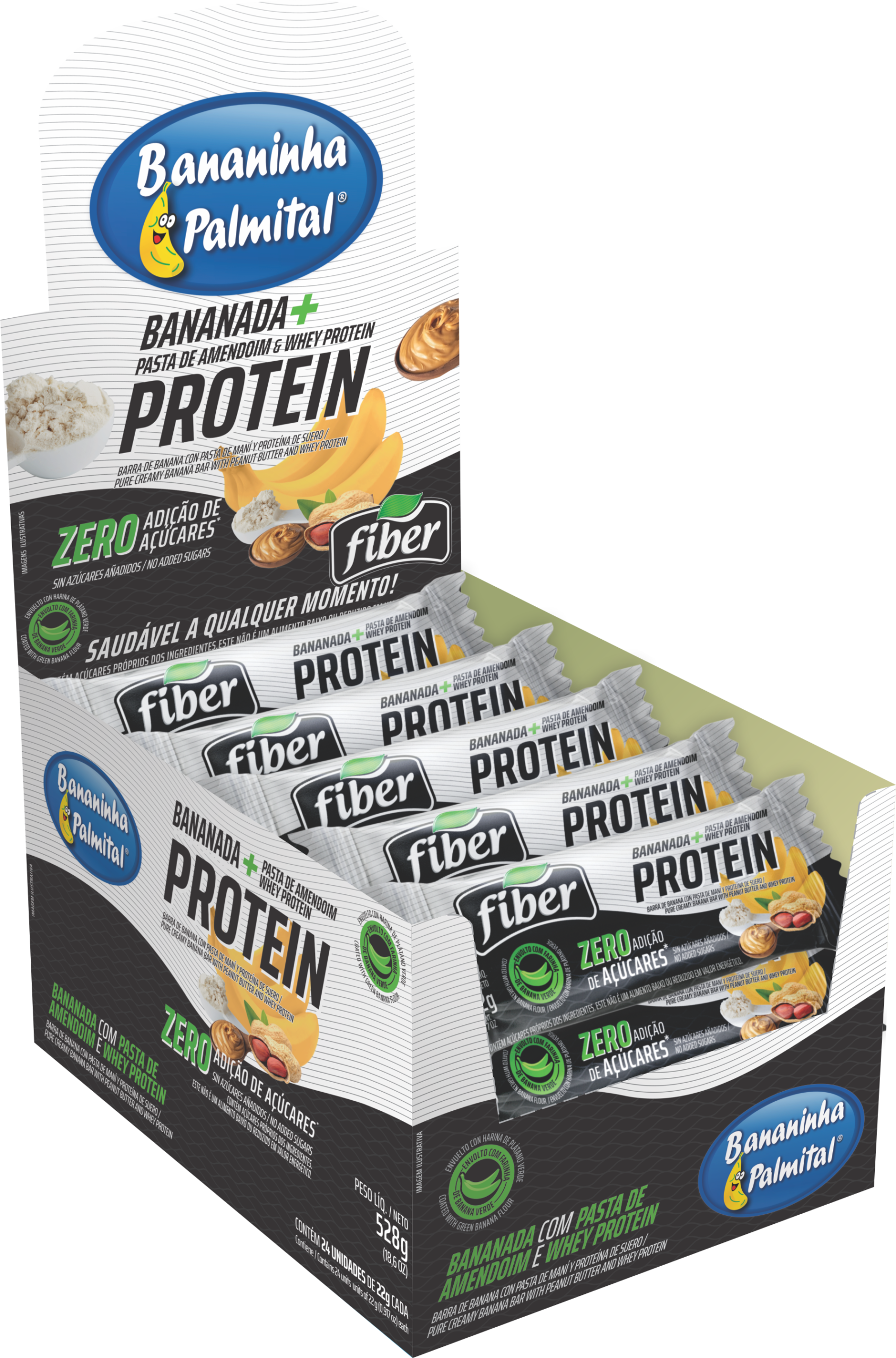 FIBER PROTEIN - DISPLAY COM 24 UNIDADES
