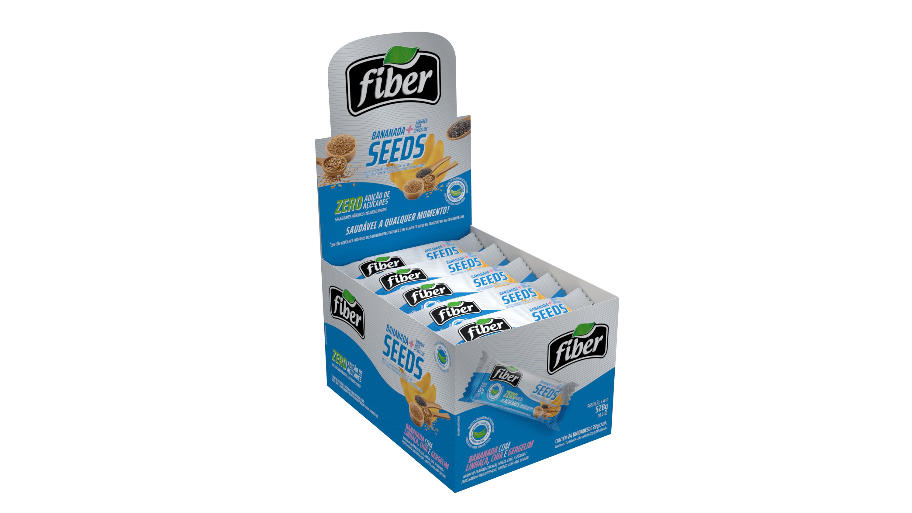 FIBER SEEDS - DISPLAY COM 24 UNIDADES