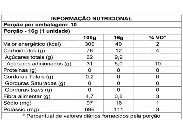 BANANINHA PALMITAL TRADICIONAL – DISPLAY COM 10 UNIDADES DE 16G CADA - Imagem 2